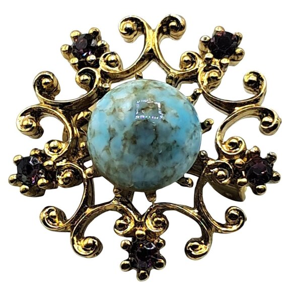 VIntage Rhinestone Brooch Lot of 8 Weiss Kramer Burt Cassell Costume Jewelry - Picture 7 of 16